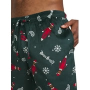 DOGG SUPPLY Men's Microfleece Pull-On Sleep Joggers with Pockets, Sizes XS-3XL