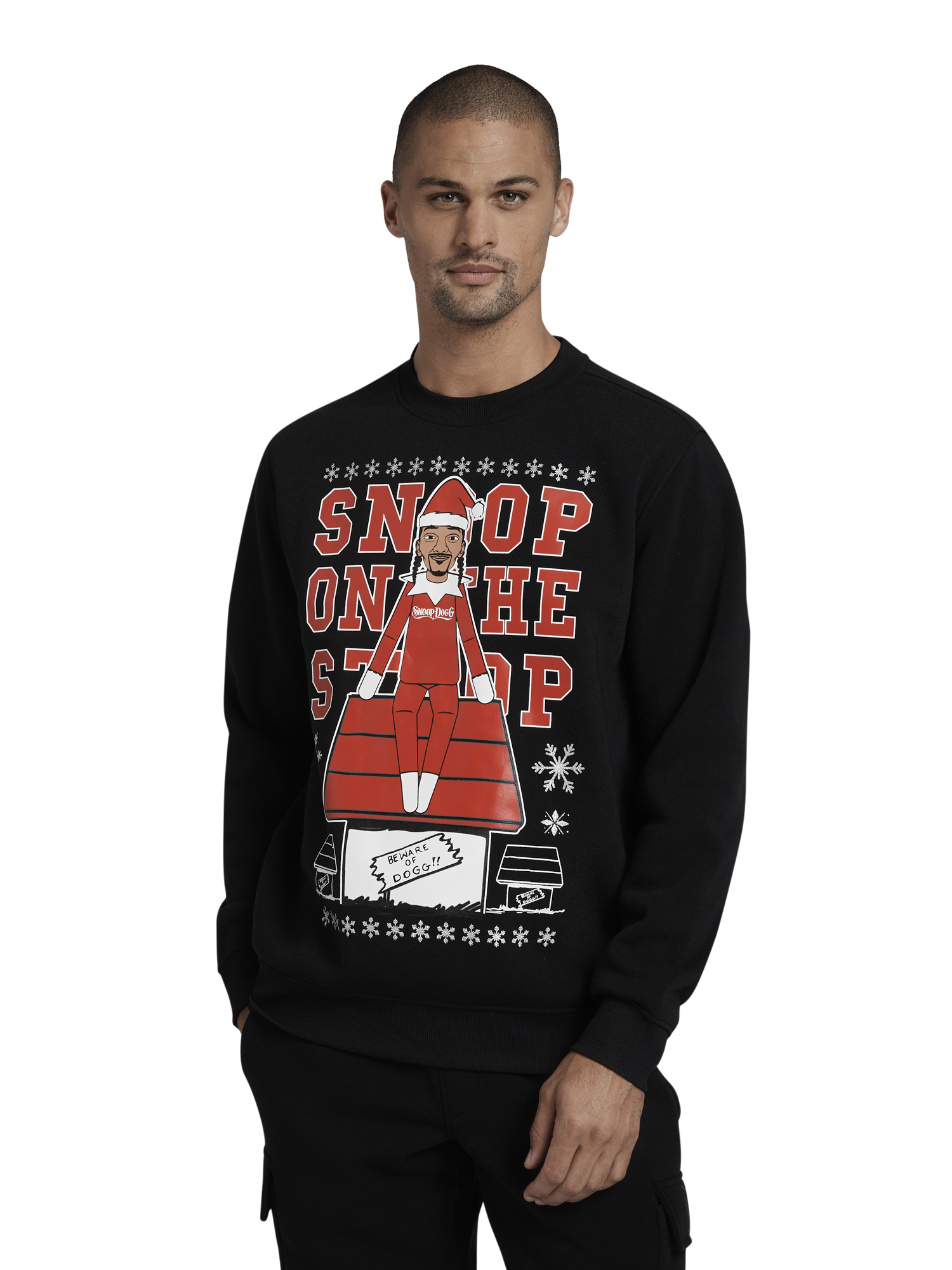 Dogg Supply Snoop on the Stoop Christmas Fleece - Walmart.com