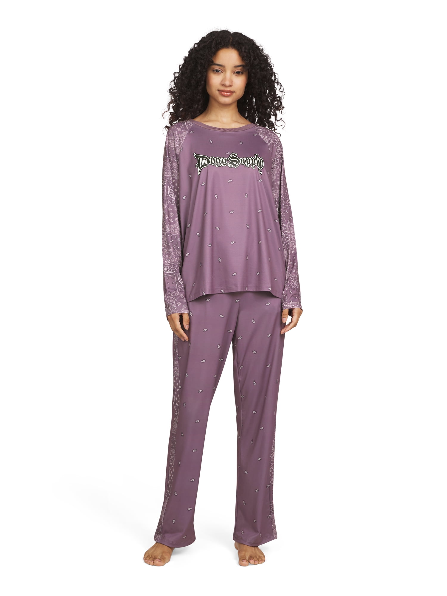 Dogg Supply Women's Long Sleeve Pajama Set