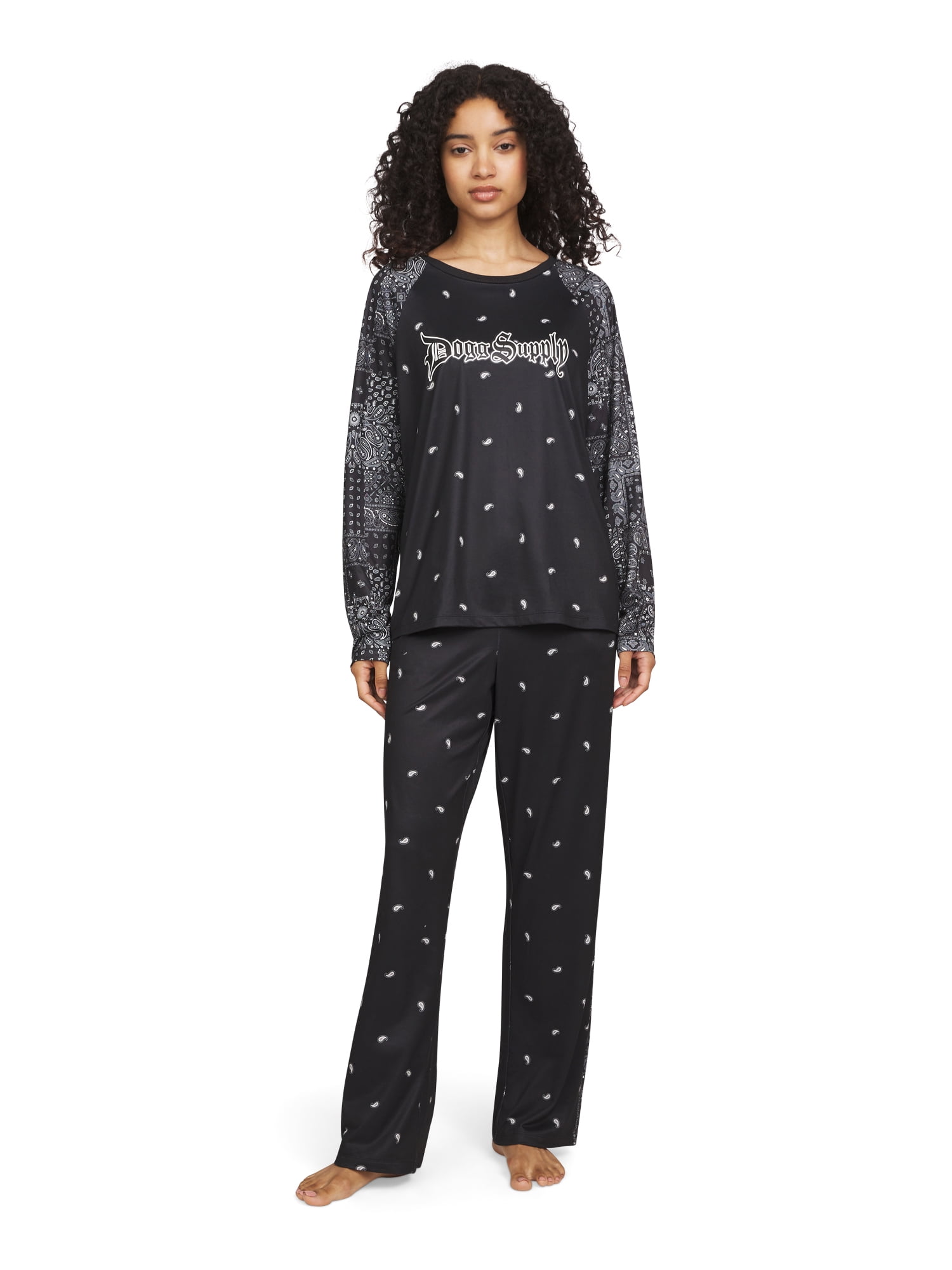 Dogg Supply Women's Long Sleeve Pajama Set
