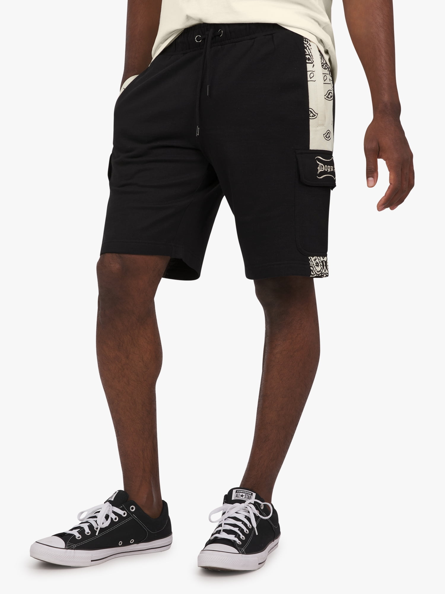 Dogg Supply by Snoop Dogg All Gender Varsity Cargo Shorts, Men's Sizes XS-5XL