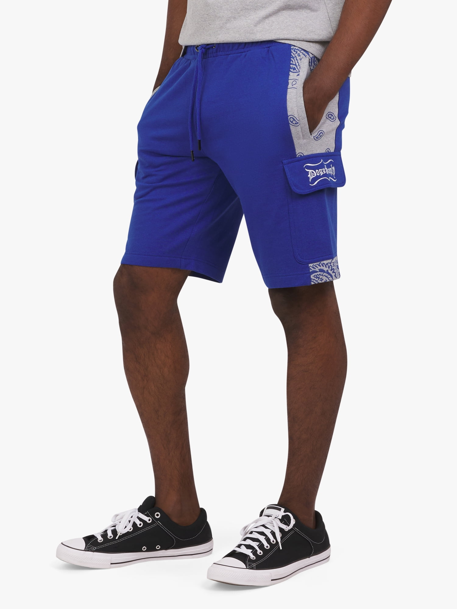 Dogg Supply by Snoop Dogg All Gender Varsity Cargo Shorts, Men