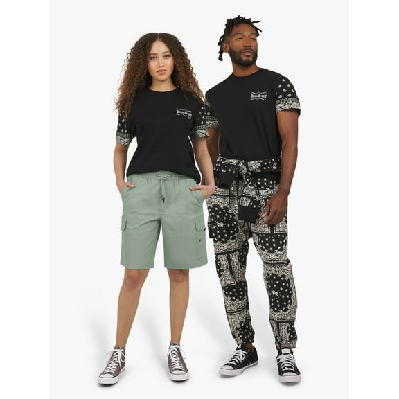 Dogg Supply by Snoop Dogg All Gender Varsity Print Crewneck Tee Shirt, Sizes XS-5XL