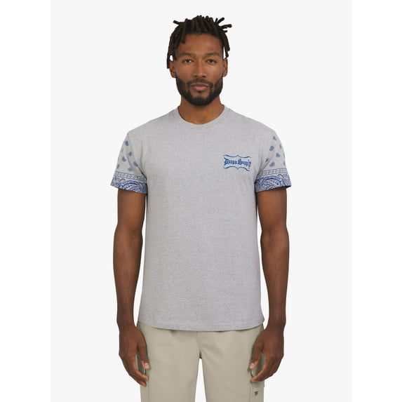 Dogg Supply by Snoop Dogg All Gender Varsity Print Crewneck Tee Shirt, Sizes XS-5XL