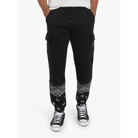 Dogg Supply by Snoop Dogg All-Gender Young Men's and Women's Bandana Joggers, Sizes XS - 5XL