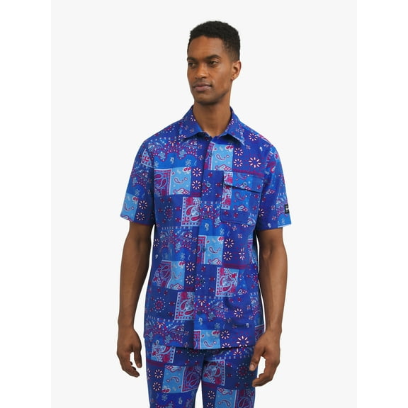 Dogg Supply by Snoop Dogg Bandana Paisley Shirt, Men's Sizes XS - 5XL