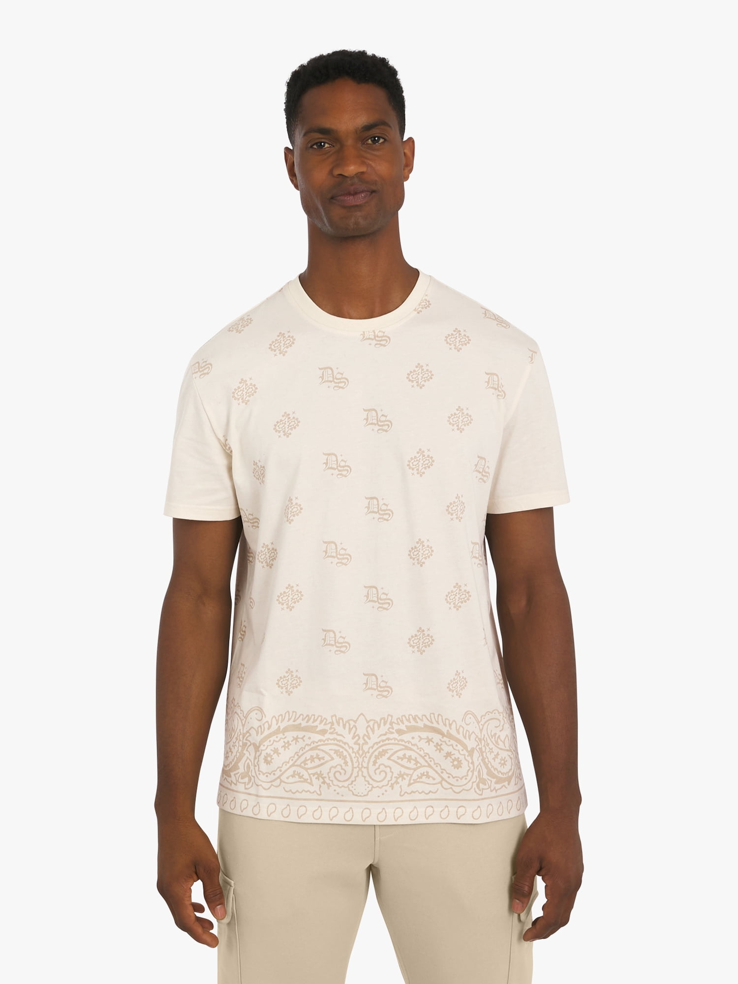 Dogg Supply by Snoop Dogg All-Gender Young Men's and Women's Bandana Crew Top Tee Shirt, Sizes XS - 5XL