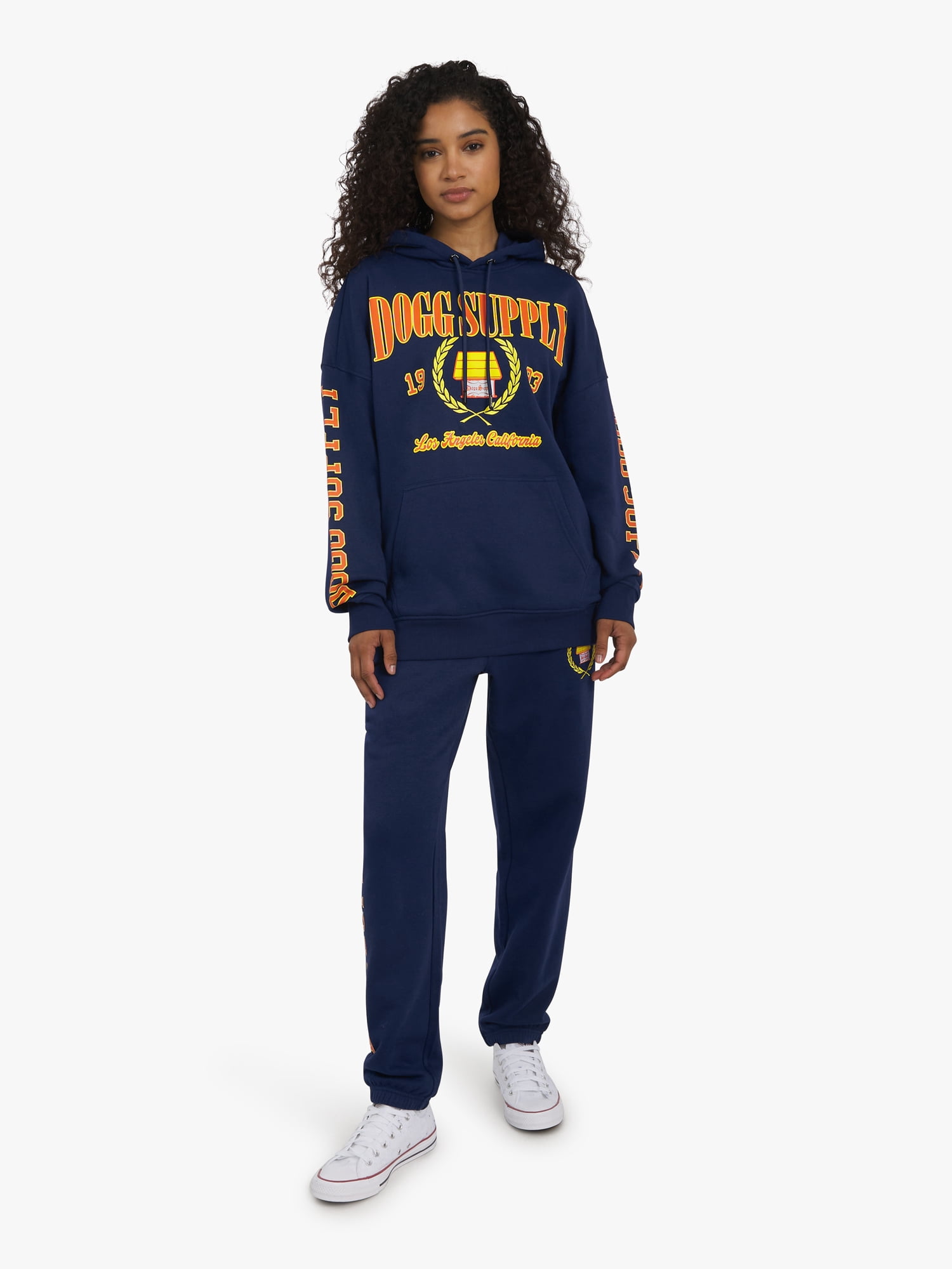 Dogg Supply by Snoop Dogg All-Gender Young Men's and Women's Collegiate Sweatpants, Sizes XS - 5XL