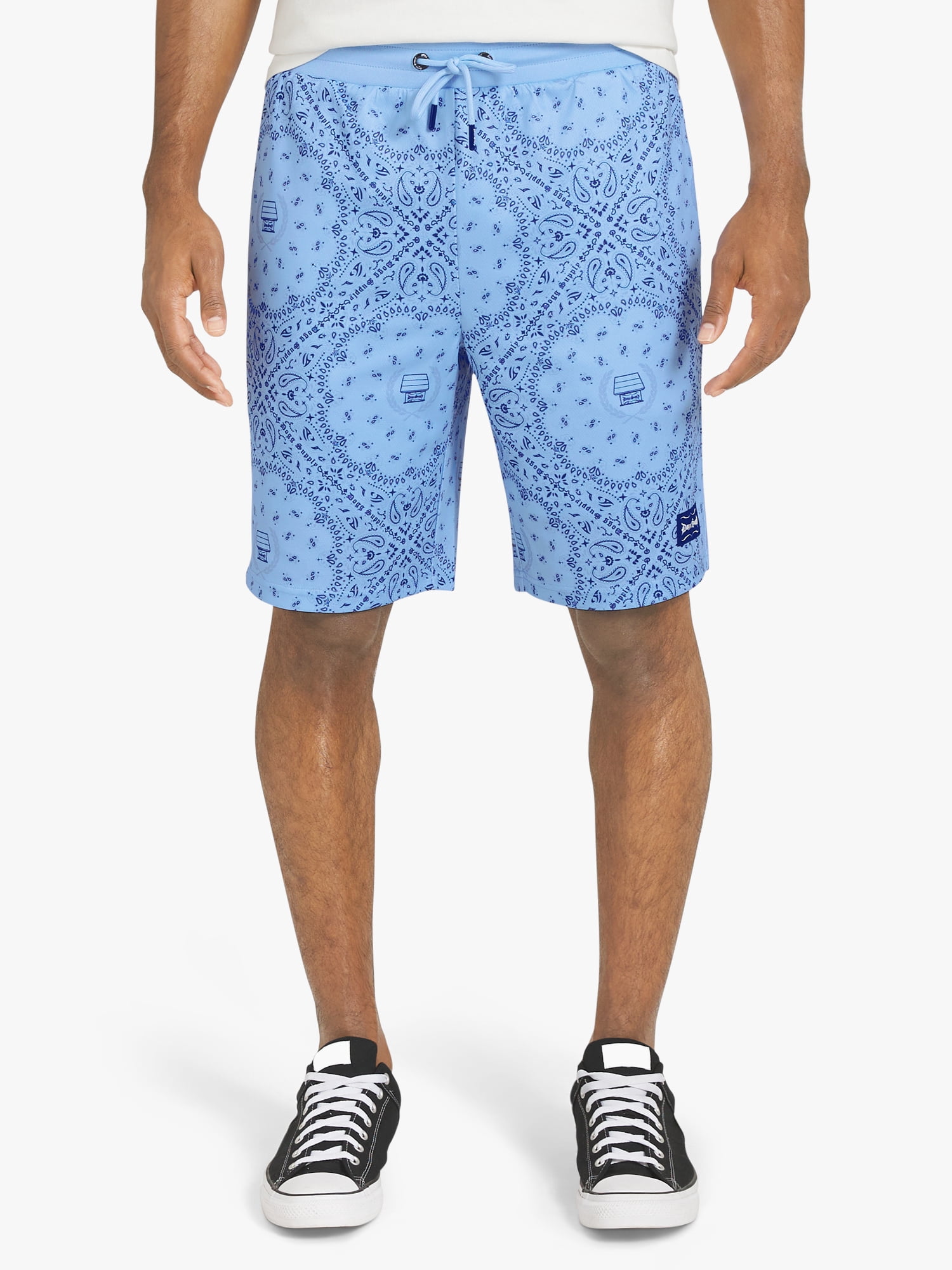 Dogg Supply by Snoop Dogg Big Men's Bandana Print Mesh Shorts, Sizes ...