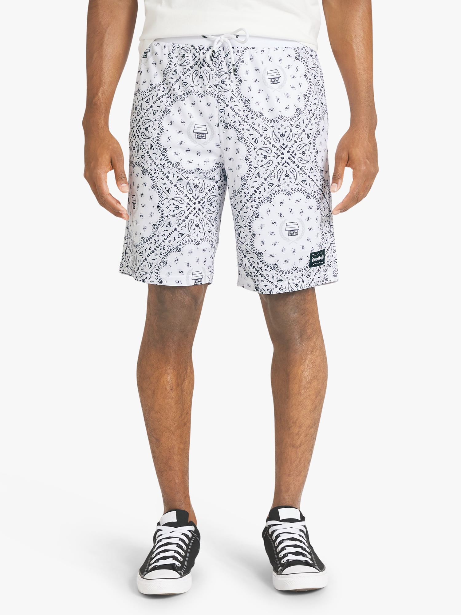 Dogg Supply by Snoop Dogg Big Men's Bandana Print Mesh Shorts, Sizes 4XL - 5XL