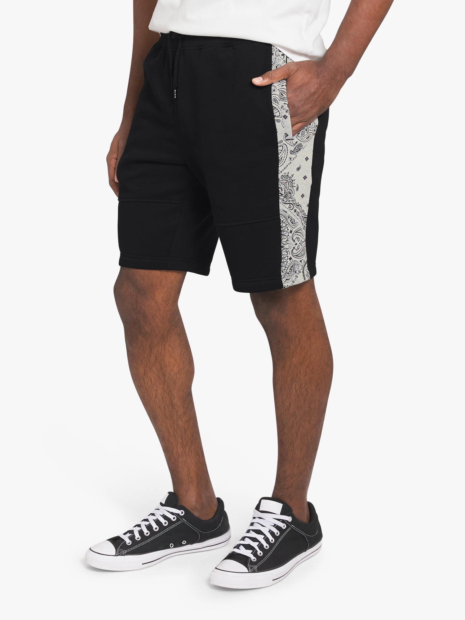 Dogg Supply by Snoop Dogg All-Gender Men's and Women's Extended Size Fleece Shorts, Sizes 4XL-5XL