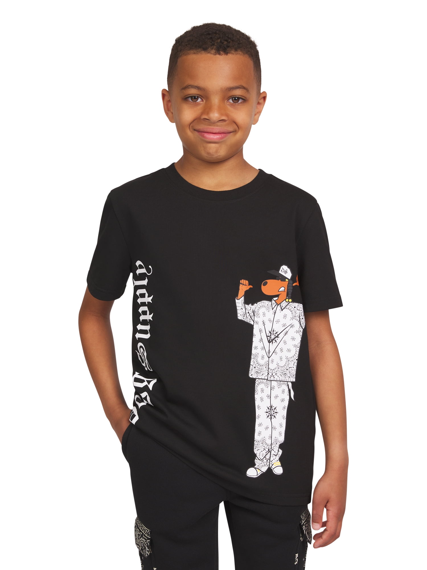 Dogg Supply by Snoop Dogg Boys' Short Sleeve Graphic Tee, Sizes 4-18