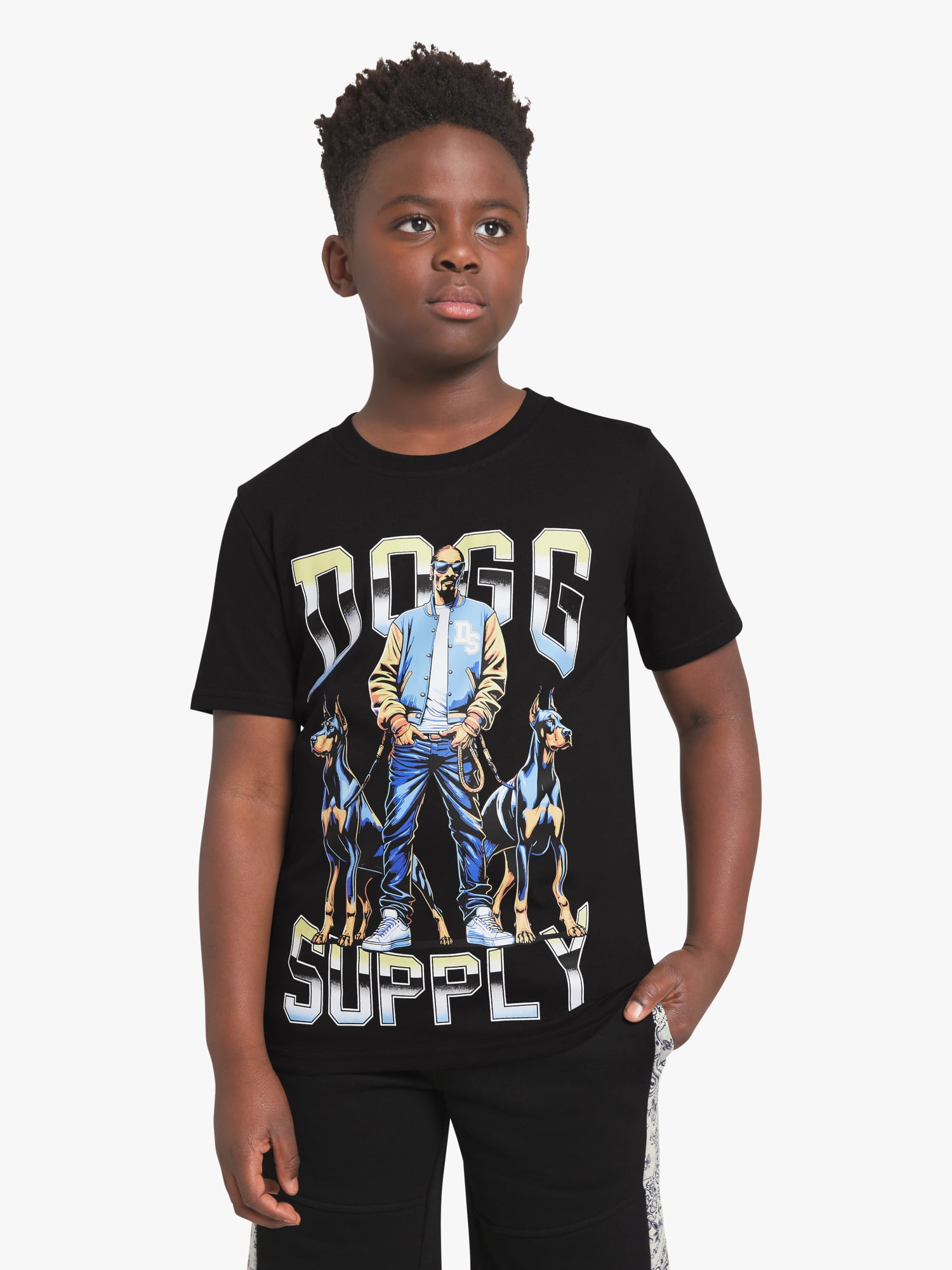 Dogg Supply by Snoop Dogg Little Boys & Big Boys Short Sleeve Graphic Tee, Sizes 4-18