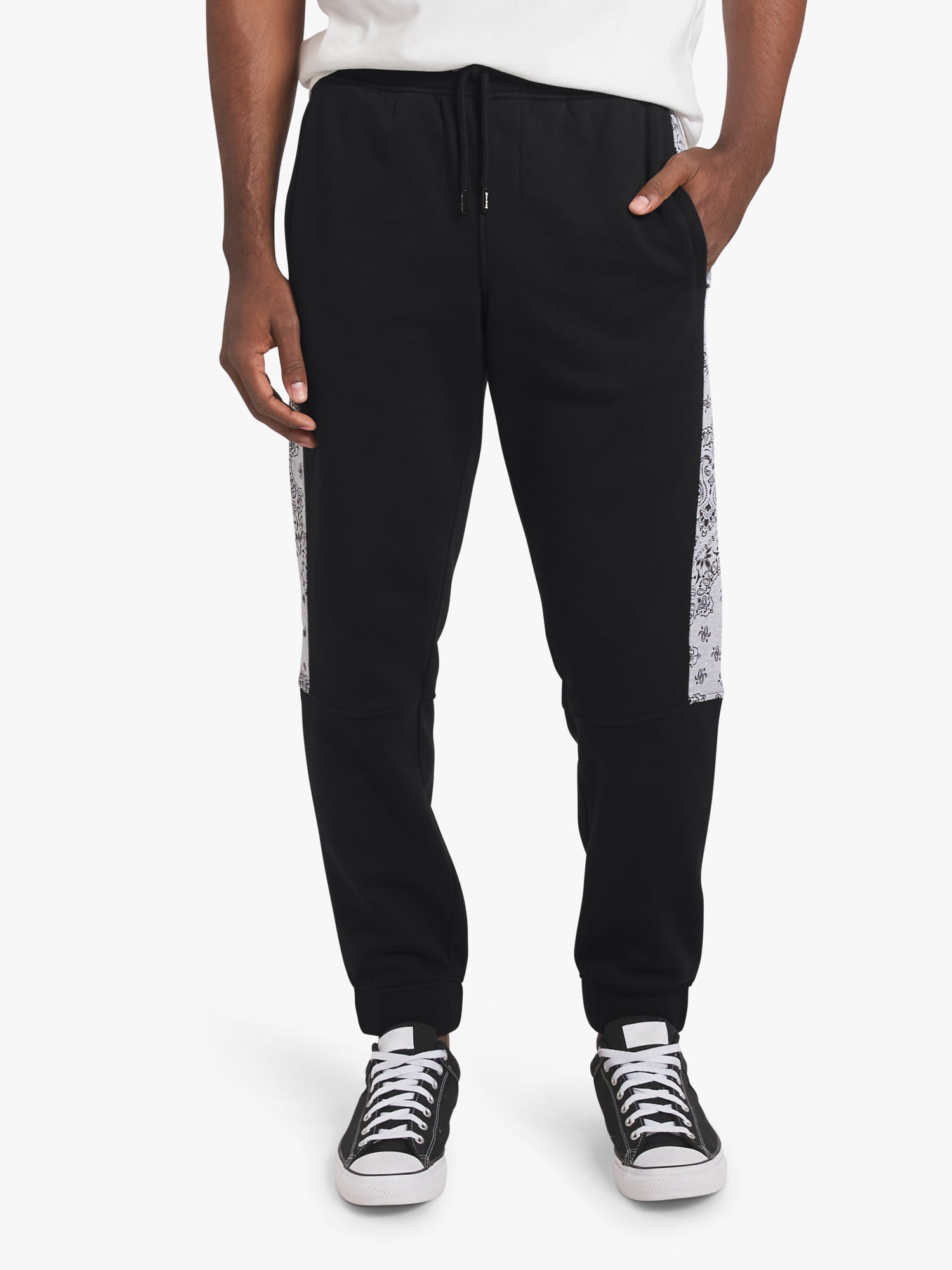 by Snoop Dogg All-Gender Men's and Women's Bandana Print Fleece Joggers, Sizes XS-3XL