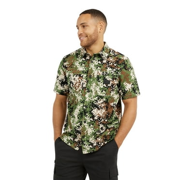 Dogg Supply by Snoop Dogg Men's & Big Men's Classic Fit Short Sleeve Button Down Shirt, Sizes XS-3XL