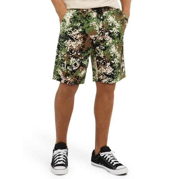 Dogg Supply by Snoop Dogg Men's & Big Men's Elastic Waist Cargo Shorts, Sizes XS-3XL