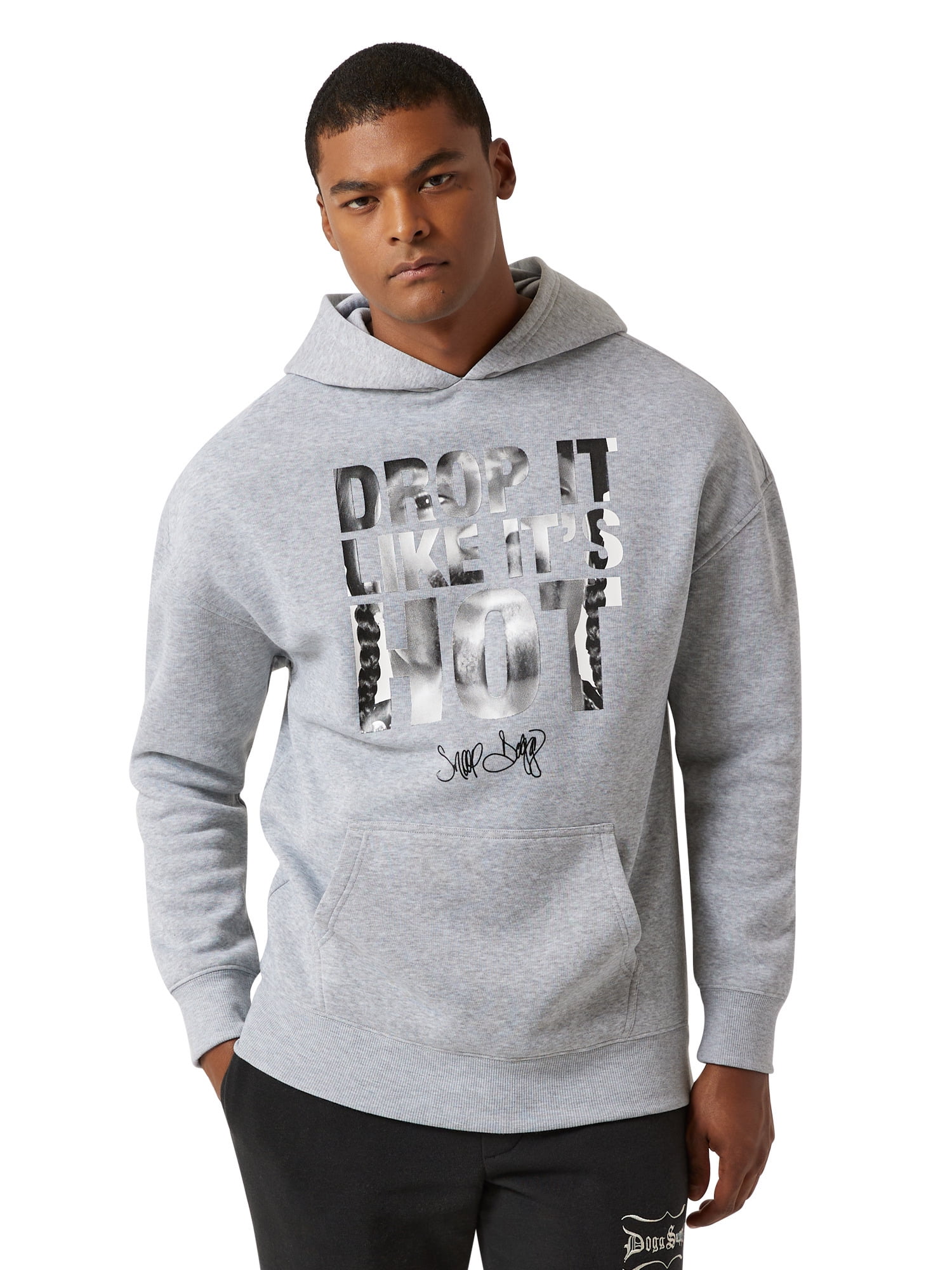 Dogg Supply by Snoop Dogg Men's & Big Men's Graphic Fleece Hoodie