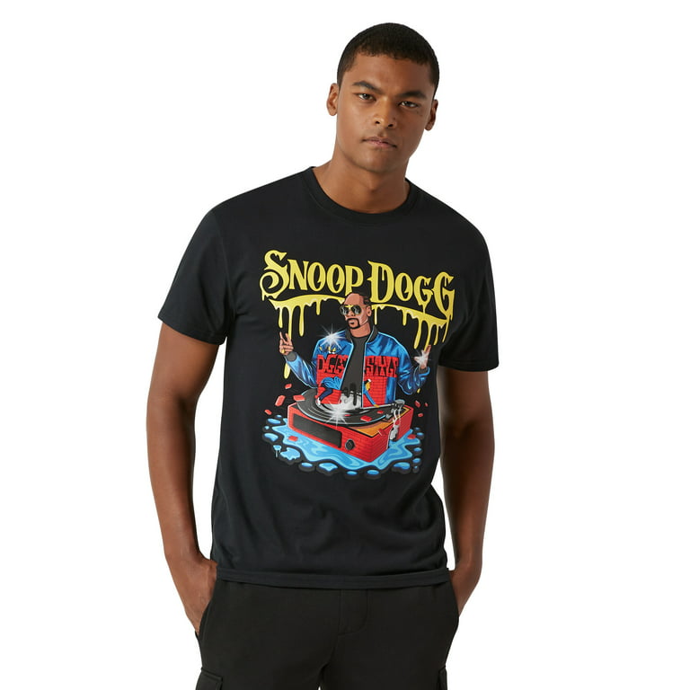 Dogg Supply by Snoop Dogg Men's & Big Men's Logo Drip Graphic T-Shirt, Sizes S-3xl, Size: 2XL, Black