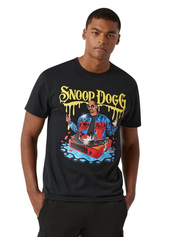 by Snoop Dogg Men's & Big Men's Logo Drip Graphic T-Shirt, Sizes S-3XL