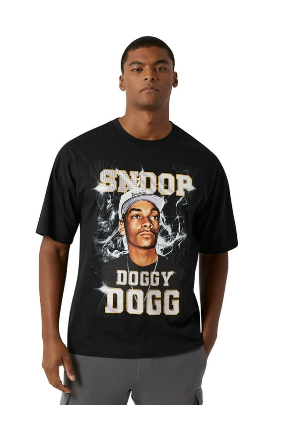 by Snoop Dogg Men's & Big Men's Oversized Graphic T-Shirt, Sizes XS-3XL