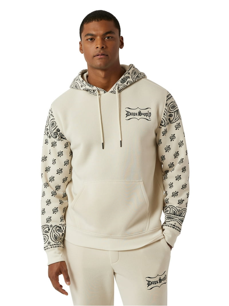 Dogg Supply by Snoop Dogg Men's & Big Men's Paisley Fleece Hoodie