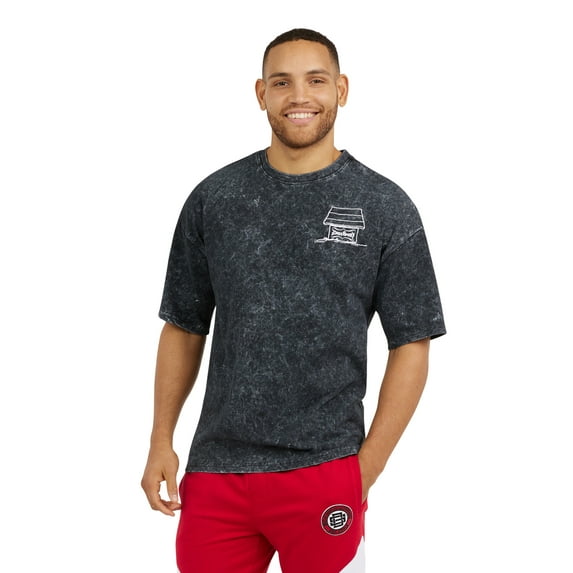 Dogg Supply by Snoop Dogg Men's & Big Men’s Short Sleeve Crewneck Acid Wash T-Shirt, Sizes XS-3XL