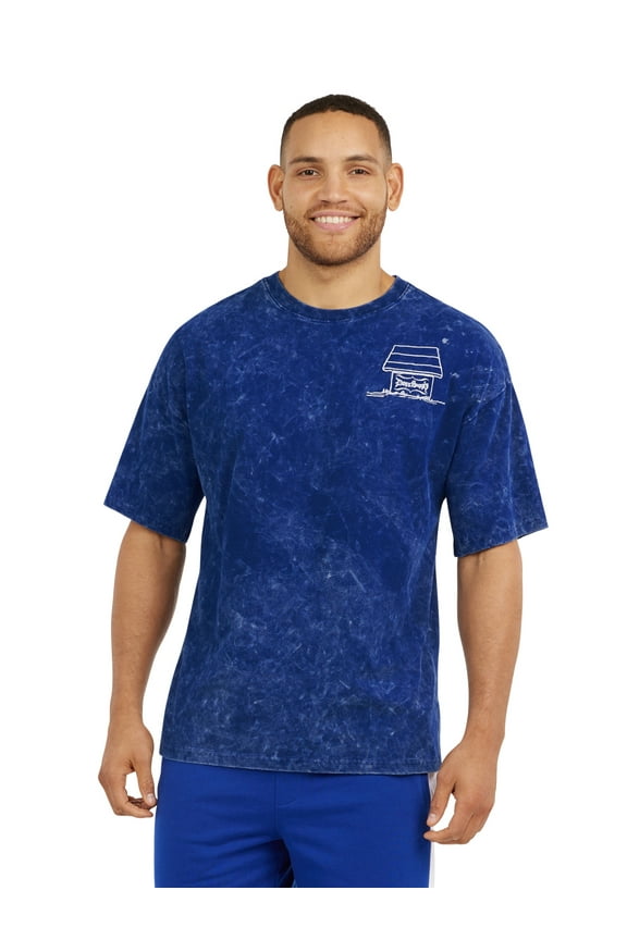 by Snoop Dogg Men's & Big Men’s Short Sleeve Crewneck Acid Wash T-Shirt, Sizes XS-3XL