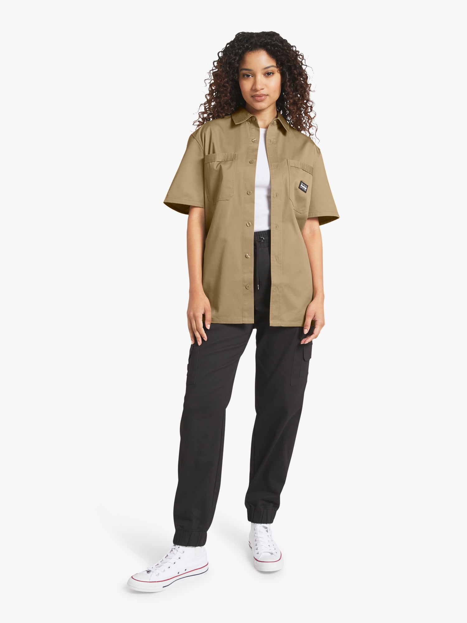 Dogg Supply by Snoop Dogg All-Gender Men's and Women's Stretch Twill Cargo Joggers, Sizes XS-3XL