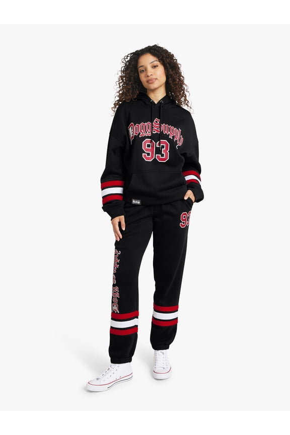 by Snoop Dogg Men's & Big Men's Varsity Fleece Hoodie, Sizes XS-3XL