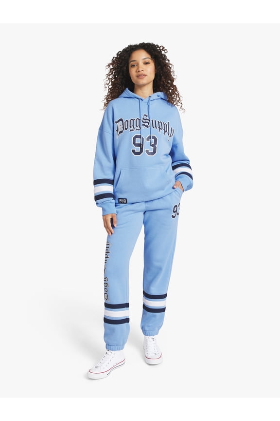 by Snoop Dogg Men's & Big Men's Varsity Fleece Hoodie, Sizes XS-3XL