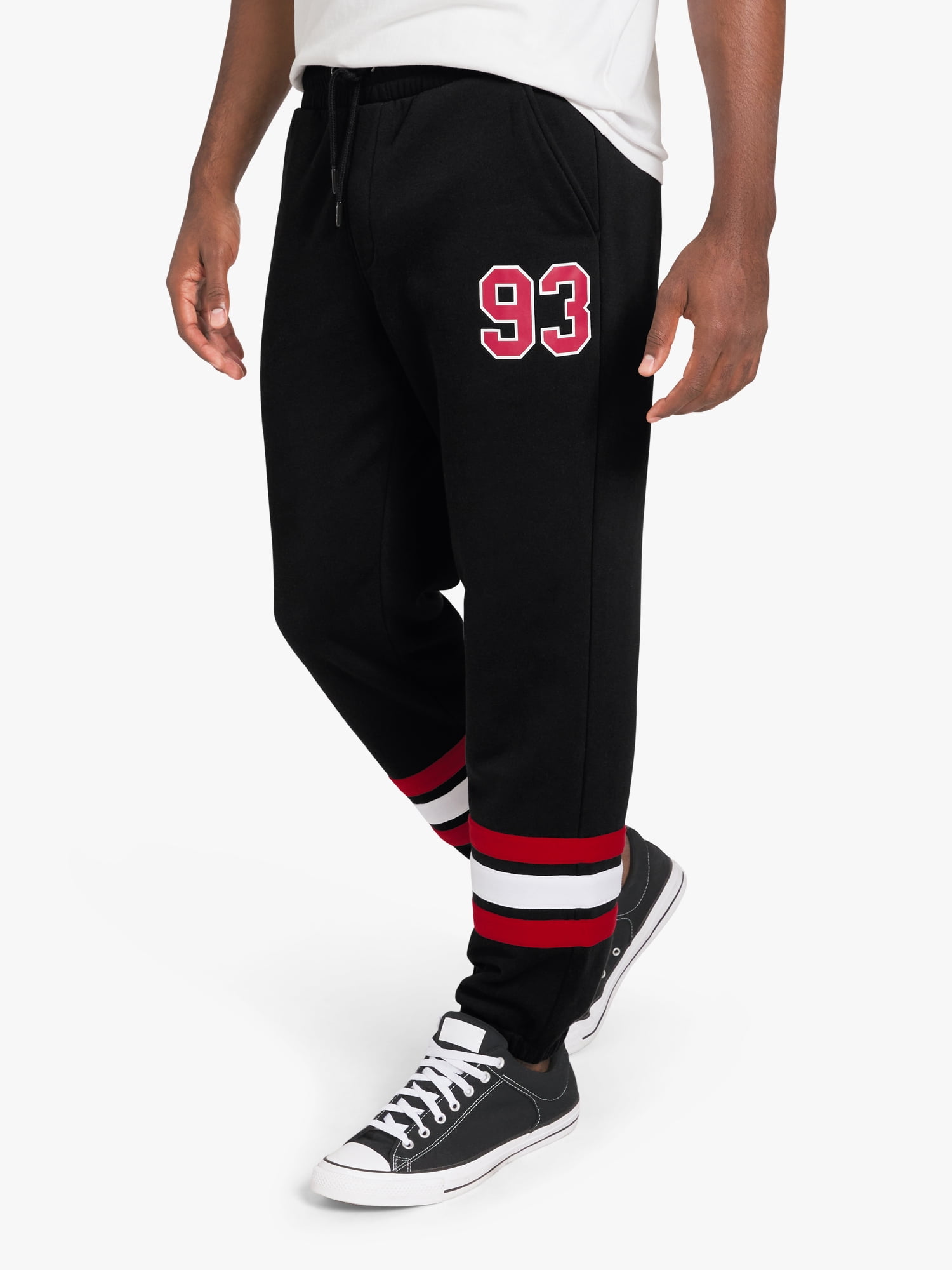 Dogg Supply by Snoop Dogg All-Gender Men's and Women's Varsity Fleece Joggers, Sizes XS-3XL