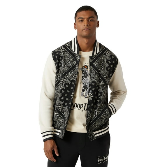 Dogg Supply by Snoop Dogg Men's & Big Men's Varsity Jacket, Sizes XS-3XL