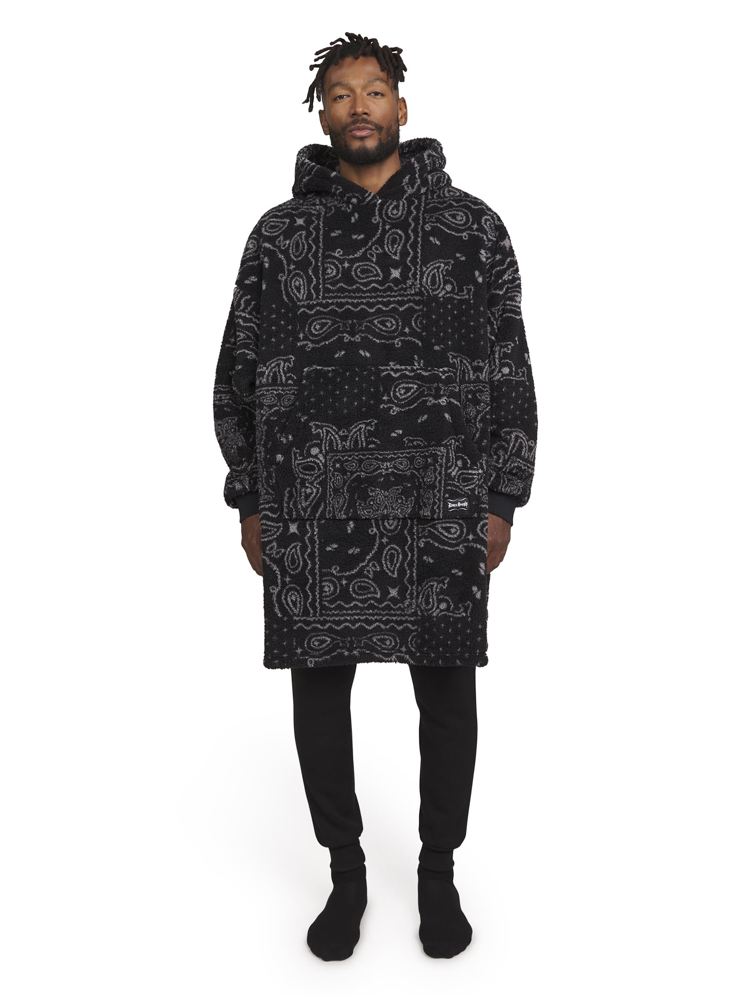 洋楽 SHAN DOGG Dogg Supply by Snoop Dogg Men's Lounge Blanket Hoodie with
