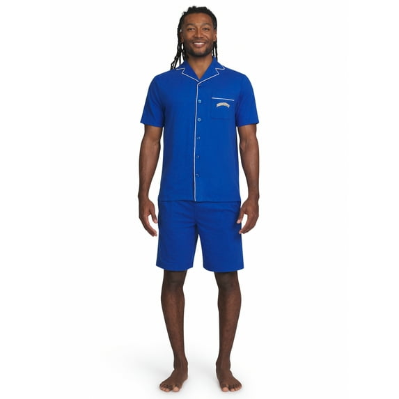 Dogg Supply by Snoop Dogg Men's Notch Collar Shirt and Shorts Pajama Set, 2-Piece