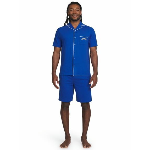 Dogg Supply by Snoop Dogg Men's Notch Collar Shirt and Shorts Pajama Set, 2-Piece