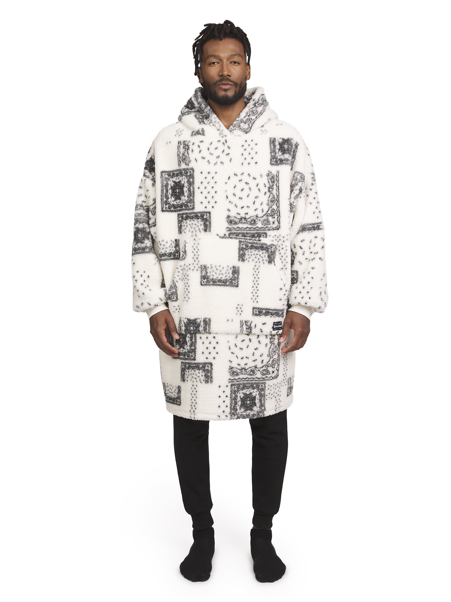 パーカー　デュオフォールド　NHK粗品 Dogg Supply Men's Fleece Oversized Blanket Hoodie with Kangaroo