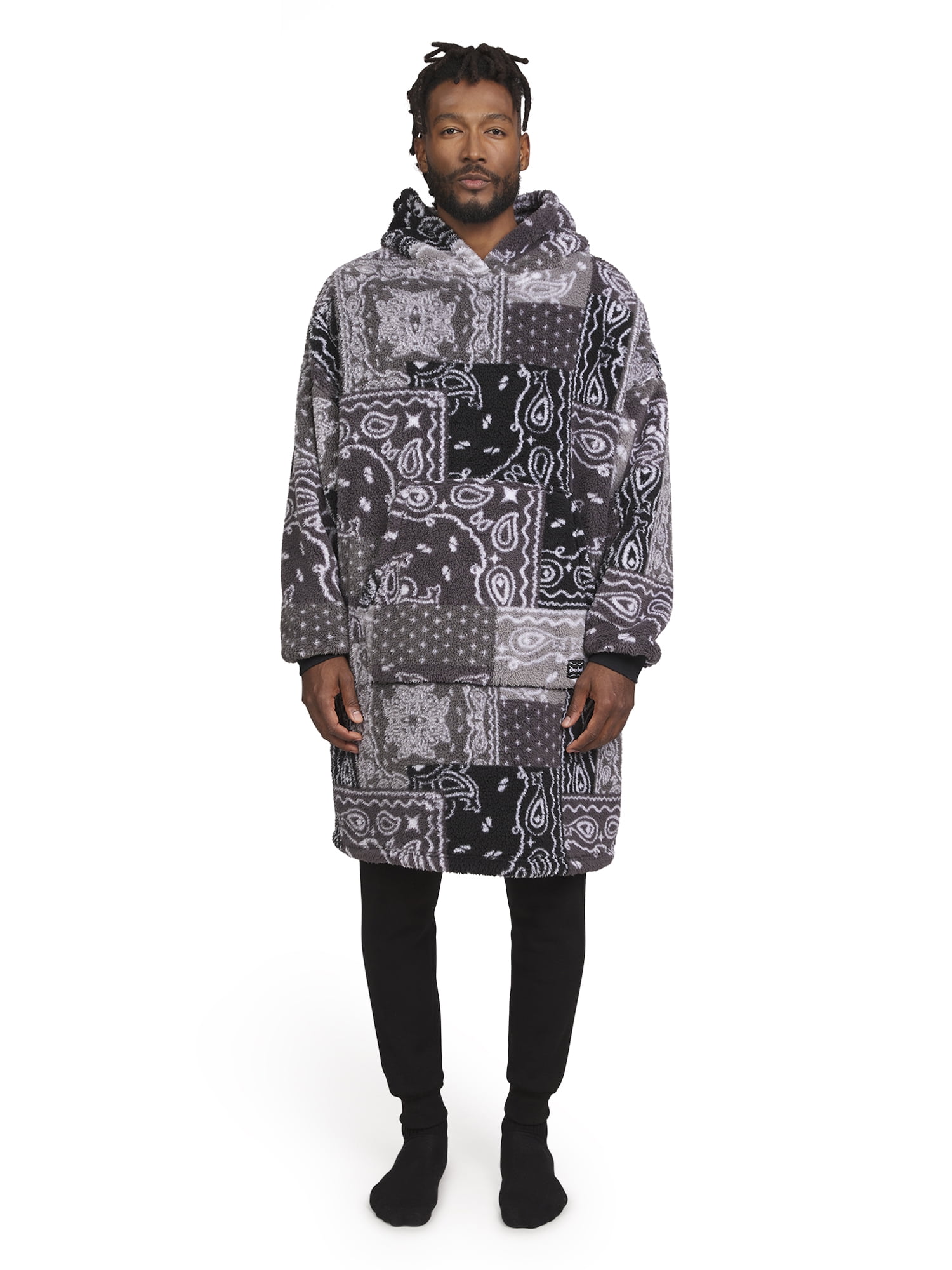 Dogg Supply by Snoop Dogg Men s Original Oversized Wearable Blanket with Kangaroo Pocket Walmart