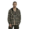 Dogg Supply by Snoop Dogg Men's and Big Men's Hooded Flannel Shirt