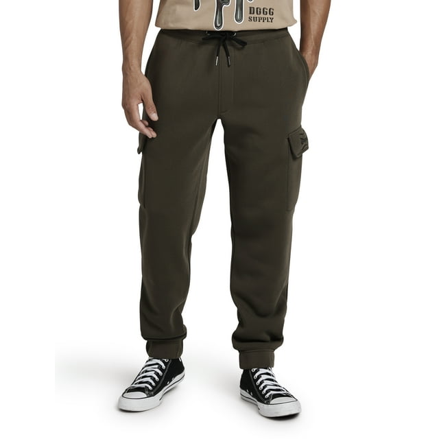 Dogg Supply by Snoop Dogg Men's and Big Men's Knit Cargo Jogger Pants ...