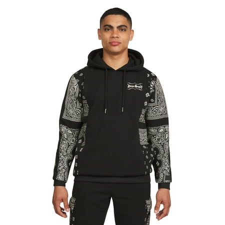 Dogg Supply by Snoop Dogg Men's and Women's Paisley Long Sleeve Pullover Hoodie.