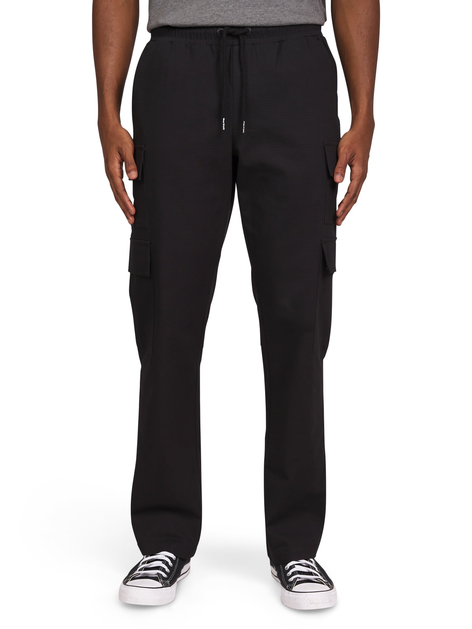 Dogg Supply by Snoop Dogg Men's and Women's Pull-On Ripstop Cargo Pants with Pockets, Sizes XS-3XL