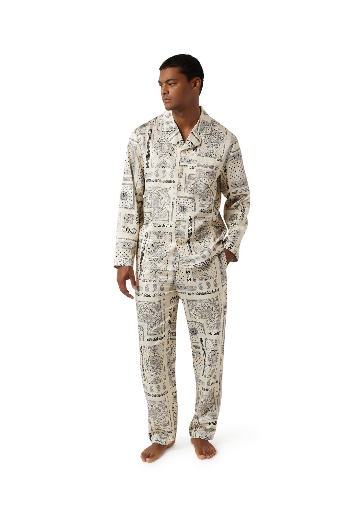 Dogg Supply by Snoop Dogg Poly Satin Men's Sleep Set