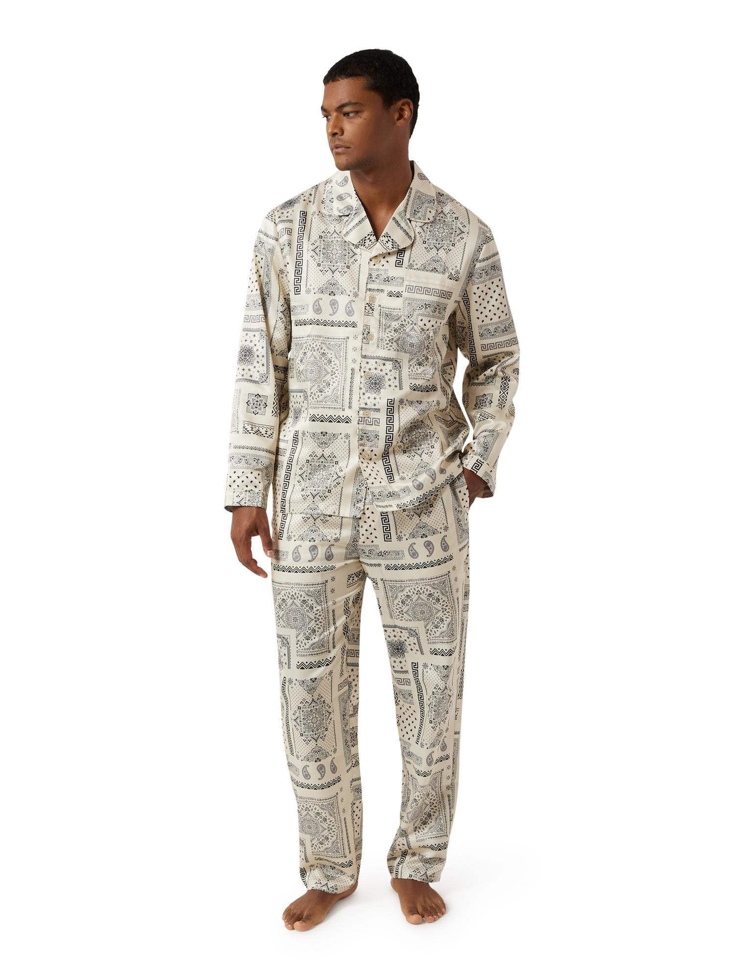 Satin best sale pajamas walmart