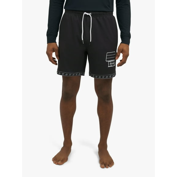 Dogg Supply by Snoop Dogg Men's Paisley Flakes Swim Trunks, 7" Inseam, Sizes S-3XL