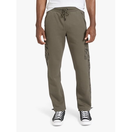Dogg Supply by Snoop Dogg All-Gender Men's and Women's Paisley Fleece Cargo Joggers, Sizes XS - 3XL