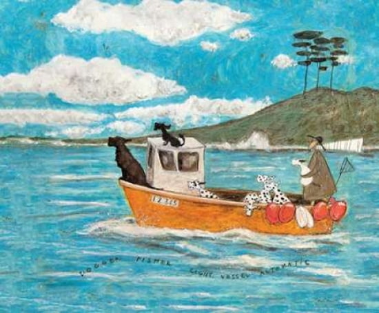 Dogger-Fisher-Light Vessel Automatic Canvas Art - Sam Toft (20 x 24)