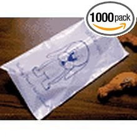 Doggie Bag, white 7X12 1.25MIL -- 1000 Count