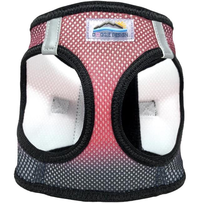Doggie Design DD-78576-XS Ombre Collection American River Choke Free Dog Harness, Sunset Pink - Extra Small