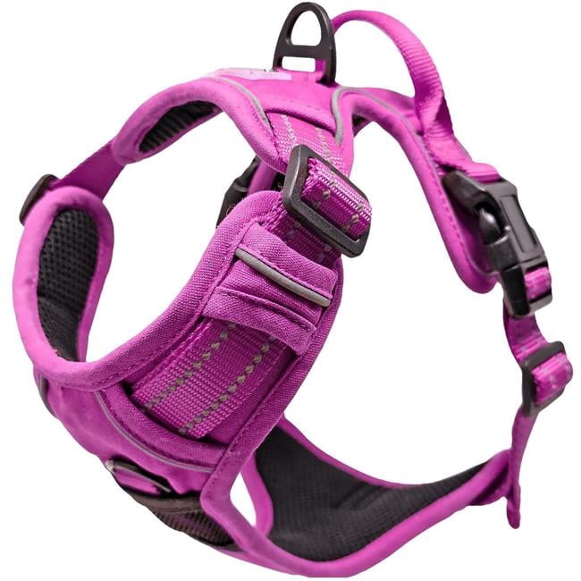 Doggie Design DD-78603-XS Venture Paw Pull Control Dog Harness, Wild Raspberry - Extra Small