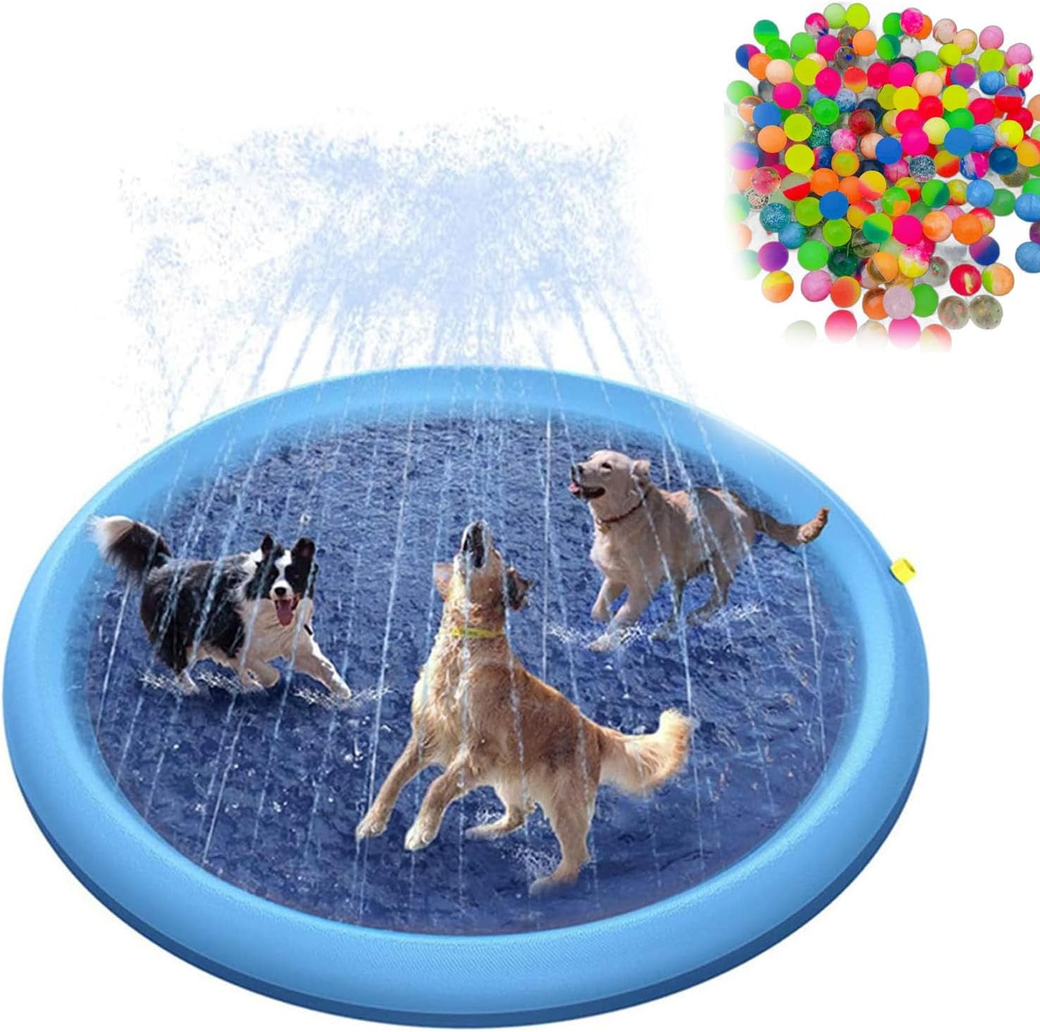 Dog Splash Pad, Fidofaves Splash Pad, Fidosplash Pool, Splash Sprinkler